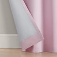 thumbnail image 5 of "Eclipse Kids Bow Tie Up 100% Blackout Curtain Panel, 84"" Long x 40"" Wide, Pink", 5 of 9