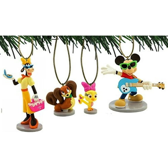 Disney's Mickey Mouse Rockstar 4pc Ornament Set
