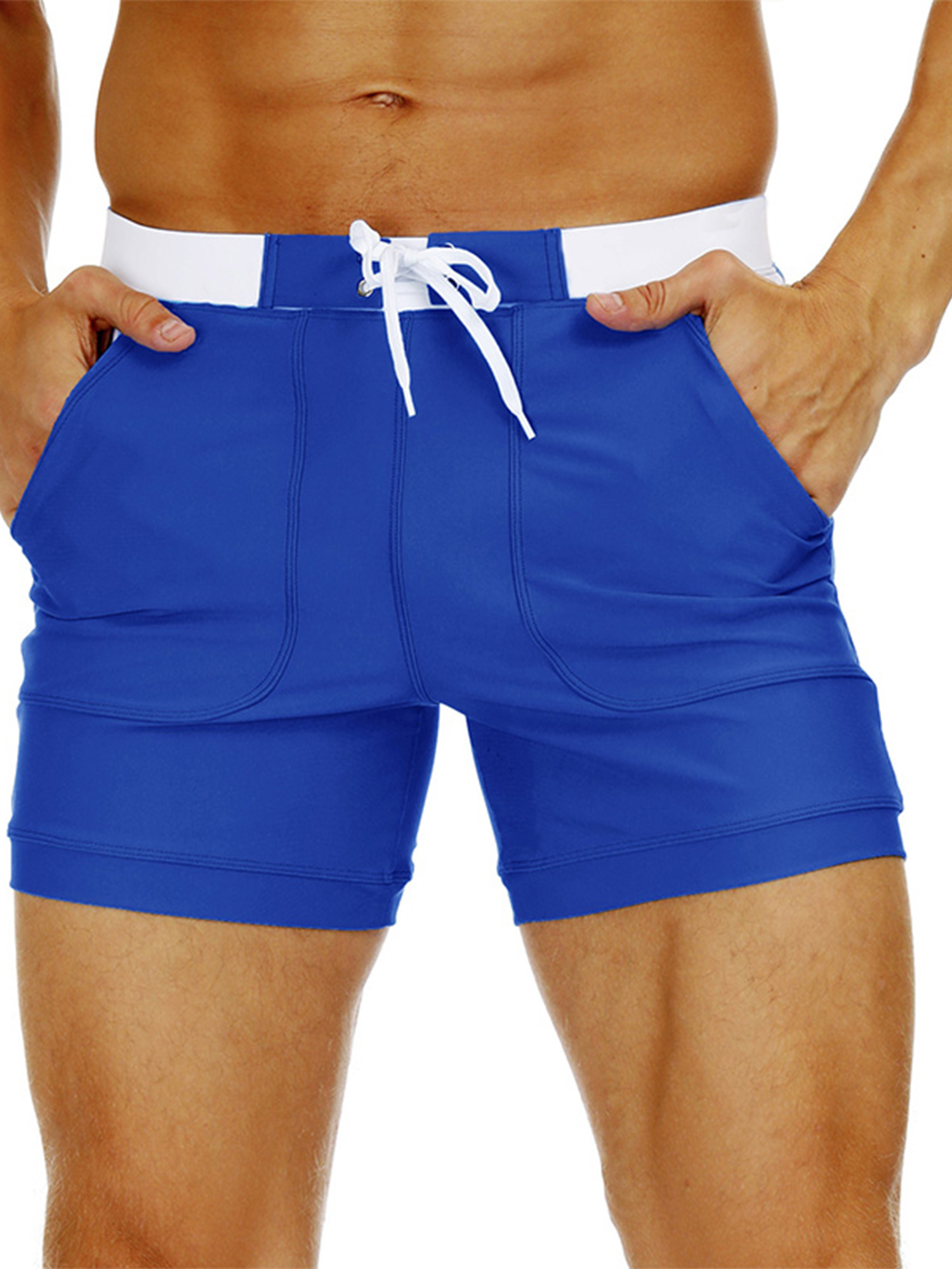 UKAP Men Lounge Swim Trunks Board Short Sweat Pant Pocket Quick Dry