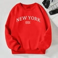 thumbnail image 2 of LUOGENLI Girls Sweatshirts Size 14-16 Soft Girls Casual Crewneck Sweatshirts Long Sleeve Cute Pullover Oversized Lightweight Tops Girls Sweatshirts Size 14-16 Soft Red 4-5 Years, 2 of 8