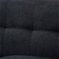 thumbnail image 5 of Baxton Studio Allister Dark Grey Fabric Upholstered Loveseat, 5 of 9