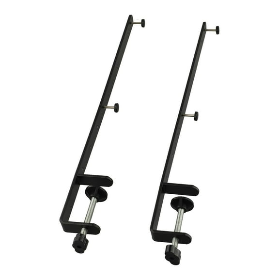 2Pcs Extended Desk Clamp,Pegboard Fixing Bracket Desktop Fixing Bracket