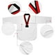 thumbnail image 2 of Uniforme deportivo de taekwondo de algodón completo, traje de karate para adultos y niños (120), 2 of 11
