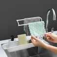 thumbnail image 3 of Oleegame 1PC Shower Soap Dish With Hook Storage Clip Kitchen Box Rack Bath Holder Soap Rag Faucet Sink Household Kitchen，Dining & Bar Gray, 3 of 6