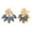 Blue, variant on Efulgenz Indian Bollywood Designer 18 k Gold Plated Traditional CZ Stud Earrings Jewelry for Women and Valentine Day Gift for Her