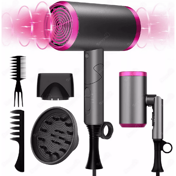 Secador De Pelo De Ion Negativo Plegable Portátil-1800 W