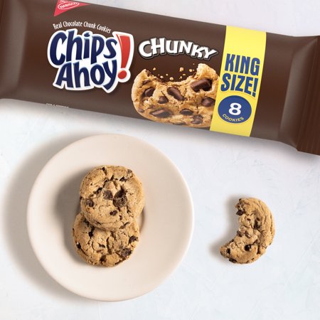 CHIPS AHOY! CHUNKY CHOCOLATE CHIP COOKIES, KING SIZE, 4.15 OZ