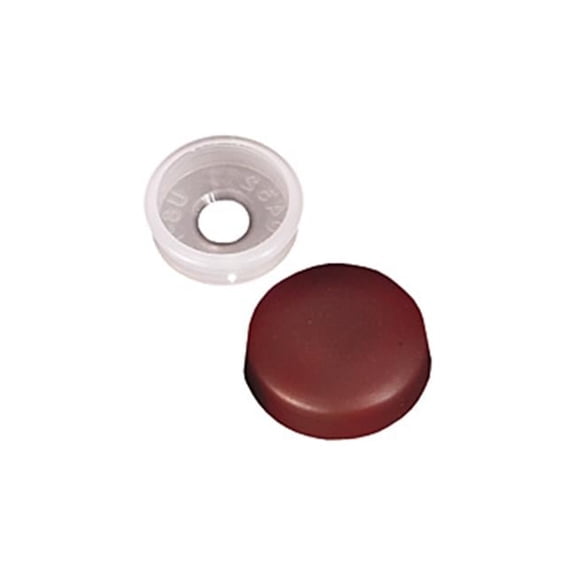 H605 Walnut Screw Cover - 14 Pack