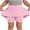 Pink, variant on Girls Athletic Skort with Shorts - Tennis Cheerleading Play Skirt with Pockets, Comfortable Stretch Fabric for School Sports and Gym