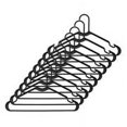thumbnail image 3 of Whitmor 5037777 Plastic Suit Hanger, Black - Pack of 10, 3 of 3