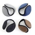 thumbnail image 1 of 4 piezas unisex de forro polar orejeras plegables invierno exterior oído calentador de orejas para hombre mujer orejeras, 1 of 5