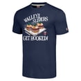 thumbnail image 2 of Unisex MLB x Guy Fieri-s Flavortown  Navy Minnesota Twins Tri-Blend T-Shirt, 2 of 3