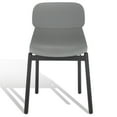 thumbnail image 4 of SAFAVIEH Couture Abbie Classic PP Solid Dining Side Chair, Grey/Black (Set of 2), 4 of 14