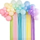 thumbnail image 5 of Paquete de 2 cortinas con flecos de papel de aluminio, color azul, rosa y verde, accesorios para fiesta de cumpleaños, 5 of 5