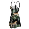 thumbnail image 5 of Leopards Jungle Leaves Dark Pattern Slip Dress Dresses For Woman Fairy Dress, 5 of 6