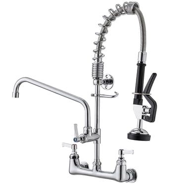 Commercial Faucet with Sprayer Commercial Kitchen Faucet with Sprayer ...