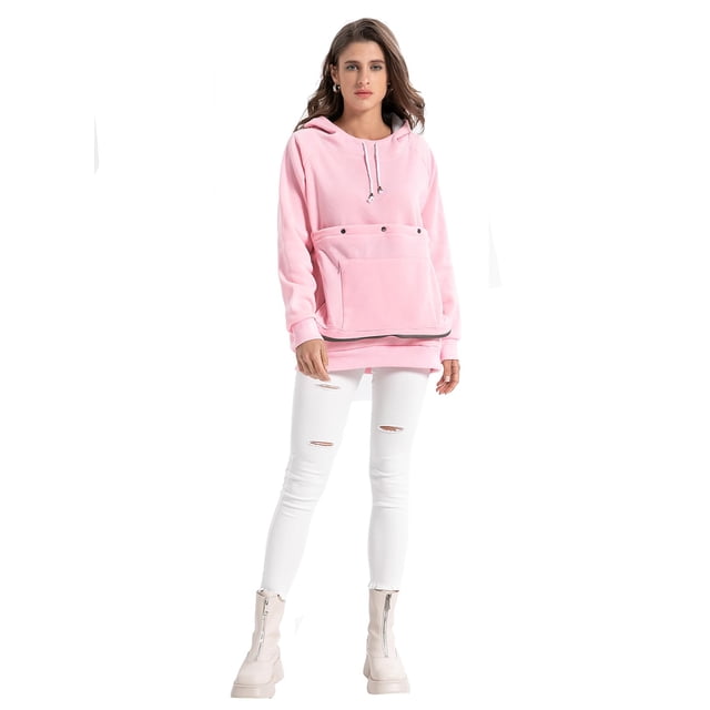 Sudadera unisex con bolsillo para gato JMOREDEEP, manga larga