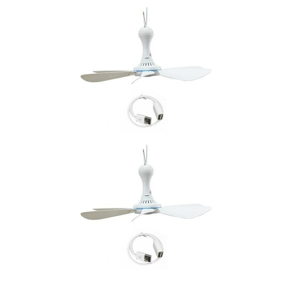 Ventilador de techo Bearachild grande USB silencioso 2Conjunto