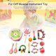 thumbnail image 3 of 13 Uds. Instrumentos musicales educativos para niños sonajero campanas de mano rollo de banda niños desarrollando talentos juguetes, 3 of 6