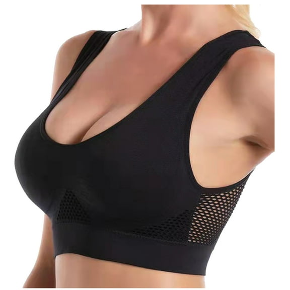 JGTDBPO Sports Bras for Women Without Wire Free Support Yoga Running Vest Underwears Comfy Soft Everyday Sleep Activewear Bras Yoga Comfort Seamless Stretchy Sports Bra for Women 3 Pack