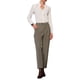 thumbnail image 2 of Pantalón de Houndstooth para Mujeres INSPIRE CHIC para un Look Profesional y Elegante en la Oficina Color Marrón, 2 of 5