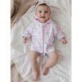 thumbnail image 5 of BemeyourBBs Toddler Girls Jacket Bowknot Print Zipper-Up Long Sleeve Coat, 5 of 9