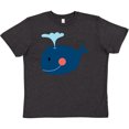 thumbnail image 3 of Inktastic Whale Cute Blue Youth T-Shirt, 3 of 5