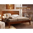 thumbnail image 2 of Acacia Emery Bed Frame with Headboard Solid Wood Platform Bed, King Size Bed Frame, Unique Design Contemporary Signature Wood Bed Compatible with All Mattresses, Non-Slip and Noise-Free, Chocolate, 2 of 5