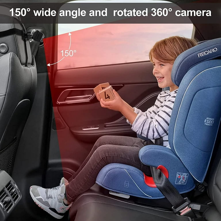 Baby Car Back Seat Camera, 5 HD 1080P Monitor Screen Camera Night Vision  Infant Mirror 