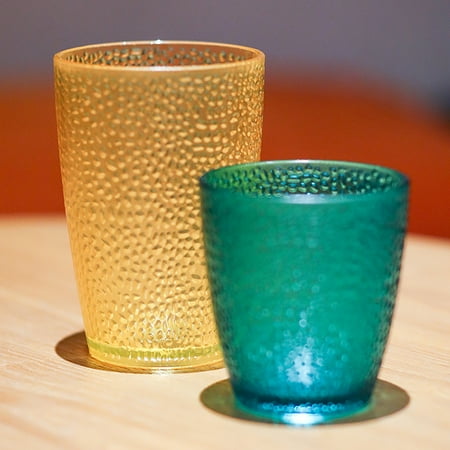 

Cheers US Unbreakable Premium Juice Glasses - Plastic Tumblers Reusable BPA Free Plastic Tumbler Cups - Perfect for Gifts - BPA Free - Dishwasher Safe - Stackable