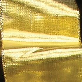 The Ribbon People Shimmering Gold Solid Wired Craft Ribbon 0.5" x 108 Yards