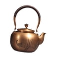 thumbnail image 4 of TISHITA Copper Teapot Boiling Water Pot Retro Handmade Kung Fu Teapot Hot Water Kettle Coffee Pot for Tea Office Camping Kitchen Home Pattern, 4 of 8