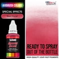 thumbnail image 2 of U.S. Art Supply 1-Ounce Special Effects Red Pearl Airbrush Paint, 2 of 8