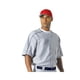 thumbnail image 1 of N4214 JERSEY DE BÉISBOL WARP PARA HOMBRE A4 GRIS/MARINO L Nave de la gota A4 N4214, 1 of 1