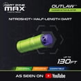 thumbnail image 3 of Lanzador de dardos Dart Zone Max Nitroshot+ Outlaw, alcance de 38 m, 3 of 6