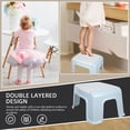thumbnail image 3 of OFFIGAM Small Plastic Step Stool Multi-Color Non- Bathroom Stool for Kids and Adults, 3 of 8