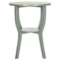 thumbnail image 3 of SAFAVIEH Rhodes Solid Rustic Round Pedestal Accent Table, Barn Blue, 3 of 5