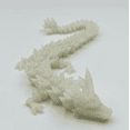 thumbnail image 5 of Articulated Glow in the Dark Crystal Dragon | 3D Printed Bookshelf Decoration, 5 of 7