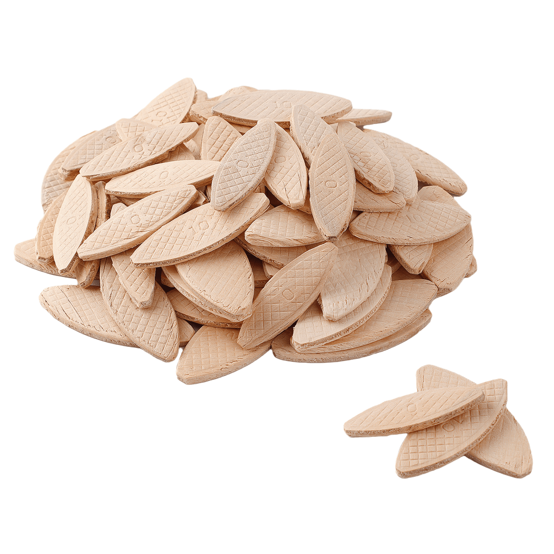 300pcs Wood Biscuits, Beech Wooden Board Stitching Biscuit Tenons, Wood