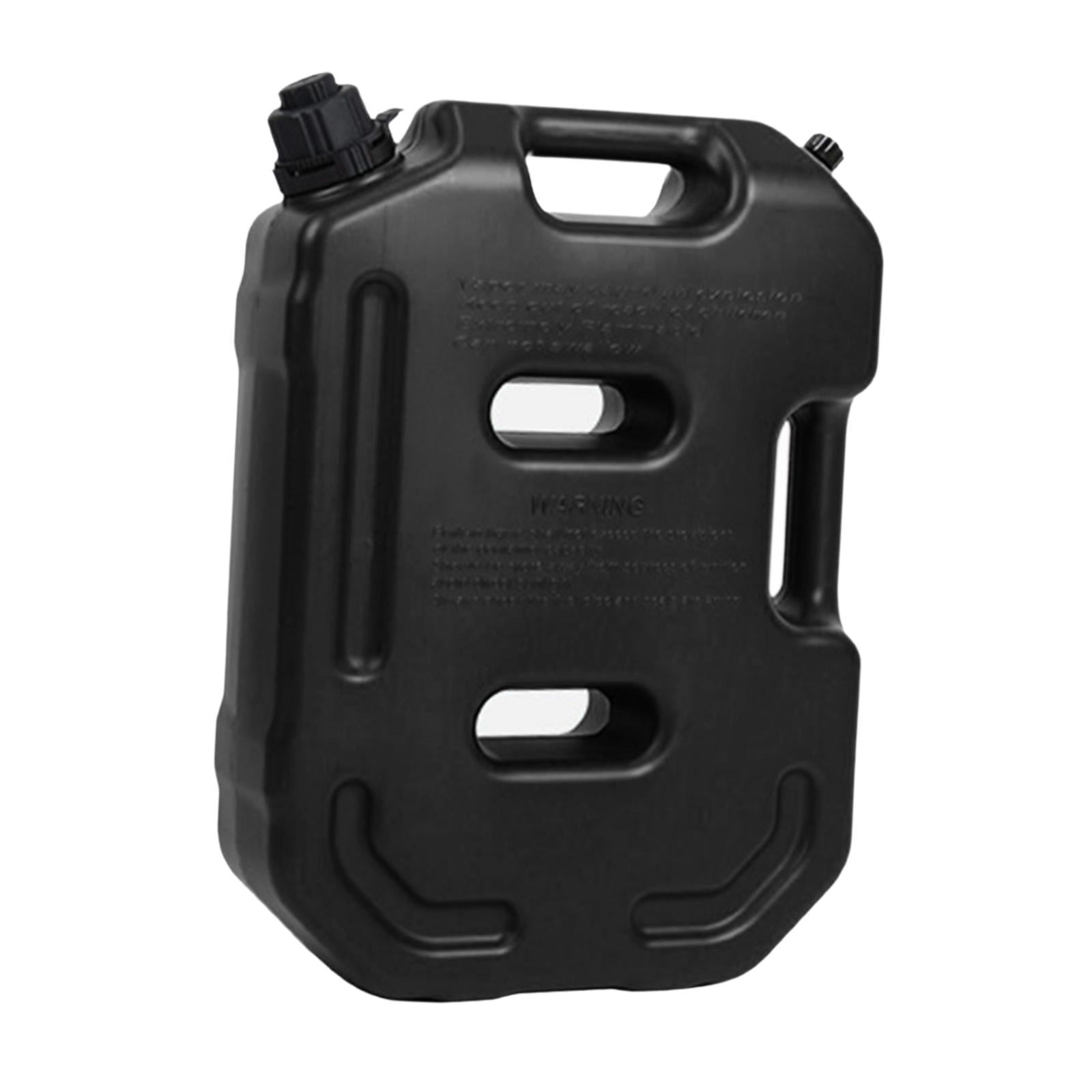 Dickly Auto Fuel Tank 1L Liquid Storage Canister for Truck Trailer Automotive Black