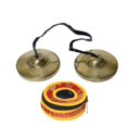 thumbnail image 4 of Meditation Tibetan Chimes Cymbals Musical Chimes With Tibetan Drawstring> K O6G0, 4 of 8