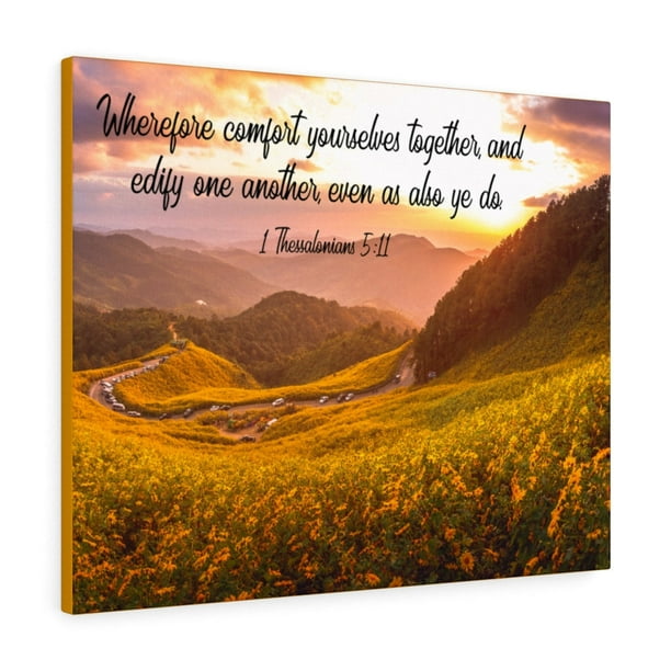 Scripture Walls Comfort Yourselves 1 Thessalonians 5 11 Bible Verse