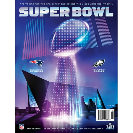 Super Bowl LII Program - No Size (Best Nfl Super Bowl Games)