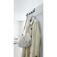 thumbnail image 3 of Yamazaki Home  Over-the-Door Hanger, Steel, Up To 1.375" Door, Wide, Holds 11 lbs - L 2.76 x W 11.81 x H  2.36 inches Black, 3 of 3