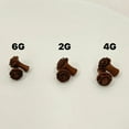 thumbnail image 6 of 6G Bloom Rose Flower Wooden Ear Plugs Double Flare Wood Rosebud Ear Gauges Stretcher Expander, 6 of 8