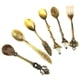 thumbnail image 4 of Cateissary De vajilla Retro, tenedor, cuchara de aleación, cuchara de cocina, cucharón de cocina, cucharilla de doméstico, cubiertos Mostrada Antiguo, 4 of 6