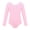 Pink, variant on Kids Girls Ballet Dance Leotard Solid Color Yoga Unitard Long Sleeve Gymnastics Athletic White 10