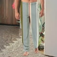 thumbnail image 2 of Stamzod Men's Pajama Pants Cotton Stripe Sleep Lounge Pants Loose Fit Comfy Pj Pants for Men on Clearance, 2 of 6