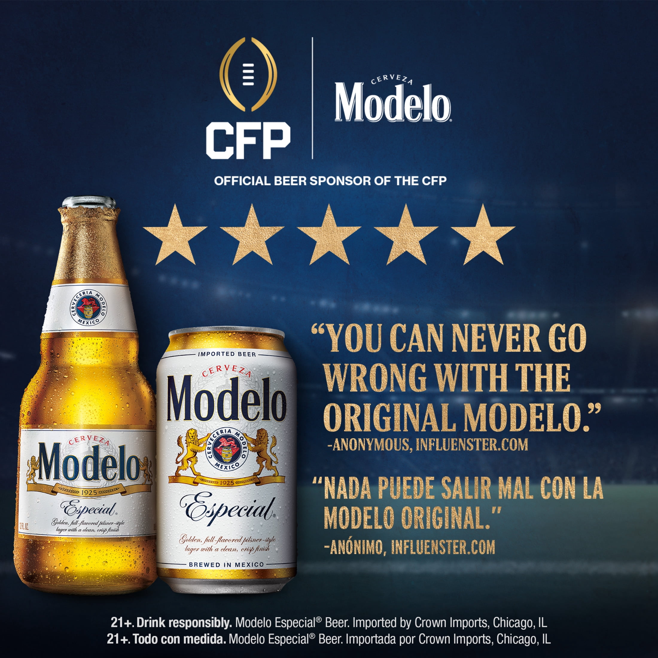 Modelo Especial Mexican Lager Import Beer, 18 pack 12 fl. oz. Cans, 4.4% ABV