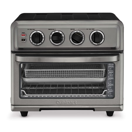 Cuisinart - Air Fryer 0.6 Cu. Ft. Toaster Oven with Grill - Black